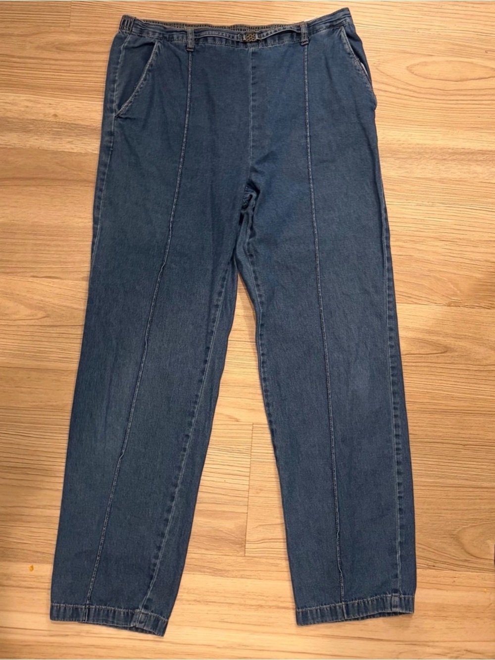 Erika Women's Dark Blue Straight Leg Pants